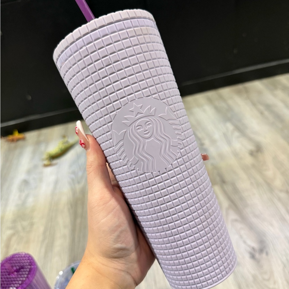 Starbucks Textured Purple Tumbler